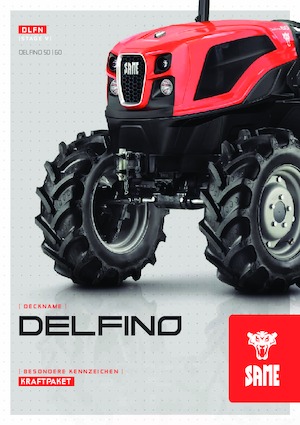 Traktory z napędem 4WD SAME Delfino 60