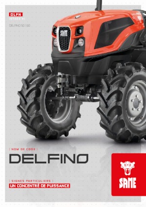 Traktory z napędem 4WD SAME Delfino 60