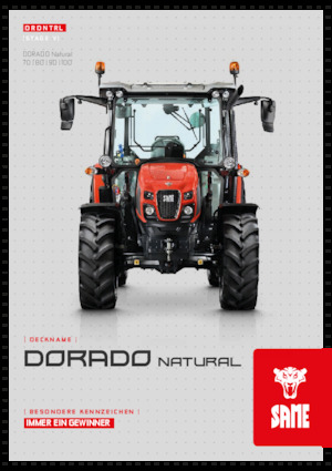 Traktory z napędem 4WD SAME Dorado 100 Natural 