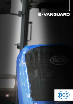 Traktory z napędem 4WD BCS e-Vanguard RS