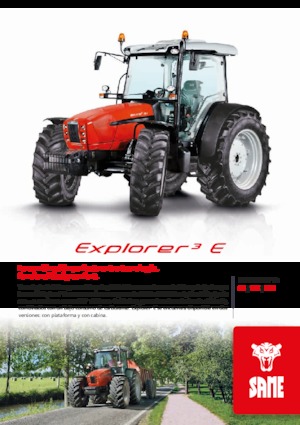 Traktory z napędem 4WD SAME Explorer³ E 115