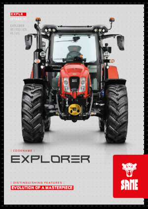 Traktory z napędem 4WD SAME Explorer 125