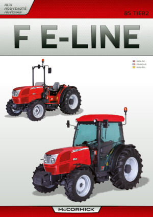 Traktory z napędem 4WD McCormick F 85 E-Line 