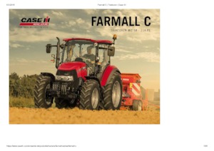 Traktory z napędem 4WD Case IH Farmall 75 C Basis