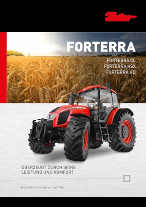 Traktory z napędem 4WD Zetor Forterra 140 HD