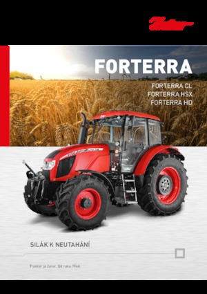 Traktory z napędem 4WD Zetor Forterra CL 100