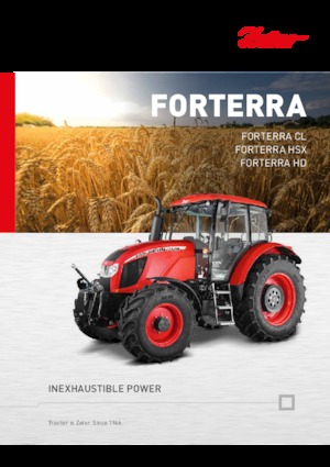 Traktory z napędem 4WD Zetor Forterra CL 100