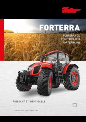 Traktory z napędem 4WD Zetor Forterra CL 100