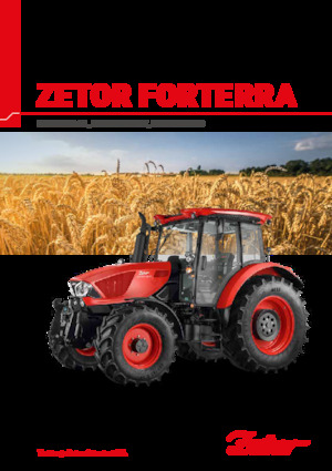 Traktory z napędem 4WD Zetor Forterra CL 120