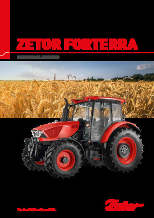 Traktory z napędem 4WD Zetor Forterra CL 120