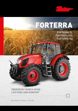 Traktory z napędem 4WD Zetor Forterra CL 130
