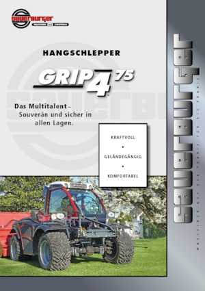 Traktory z napędem 4WD Sauerburger GRIP 4-75 Premium