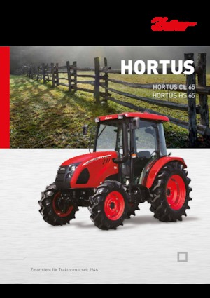 Traktory z napędem 4WD Zetor Hortus HS 65