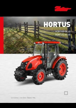Traktory z napędem 4WD Zetor Hortus HS 65