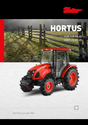 Traktory z napędem 4WD Zetor Hortus HS 65