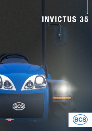 Traktory z napędem 4WD BCS Invictus 35 AR Junior micro 