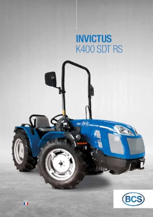 Traktory z napędem 4WD BCS Invictus K400 SDT RS
