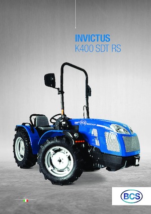 Traktory z napędem 4WD BCS Invictus K400 SDT RS