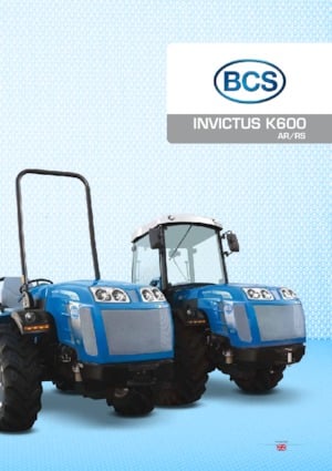Traktory z napędem 4WD BCS Invictus K600 RS