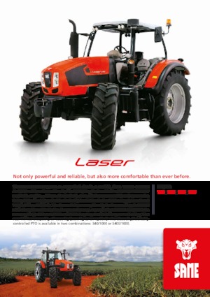 Traktory z napędem 4WD SAME Laser 145