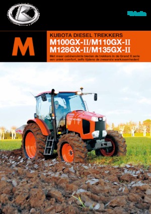 Traktory z napędem 4WD Kubota M 128 GX-II