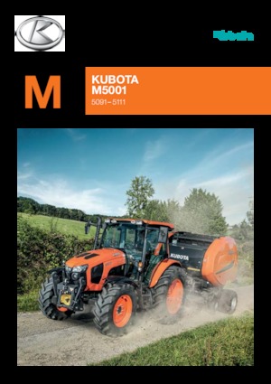 Traktory z napędem 4WD Kubota M5111