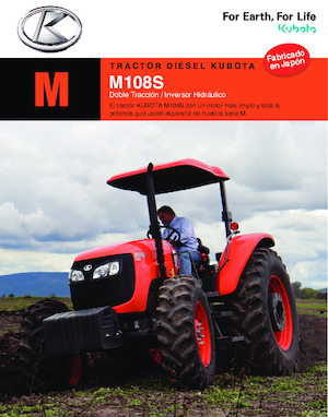 Traktory z napędem 4WD Kubota M108S
