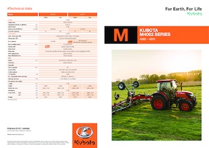 Traktory z napędem 4WD Kubota M4062