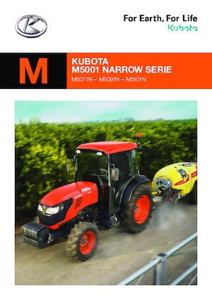 Traktory z napędem 4WD Kubota M5101N