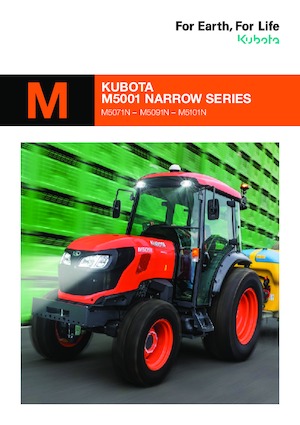 Traktory z napędem 4WD Kubota M5101N
