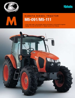 Traktory z napędem 4WD Kubota M5111