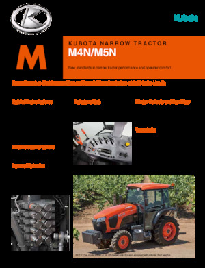 Traktory z napędem 4WD Kubota M5N-111