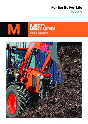 Traktory z napędem 4WD Kubota M6121
