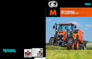 Traktory z napędem 4WD Kubota M7-174