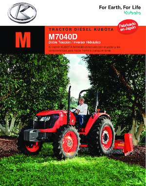 Traktory z napędem 4WD Kubota M7040D