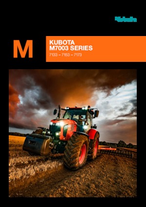 Traktory z napędem 4WD Kubota M7173 