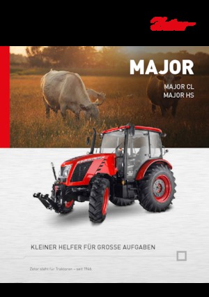 Traktory z napędem 4WD Zetor Major HS 80