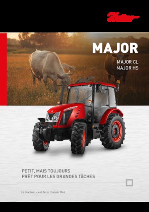 Traktory z napędem 4WD Zetor Major HS 80