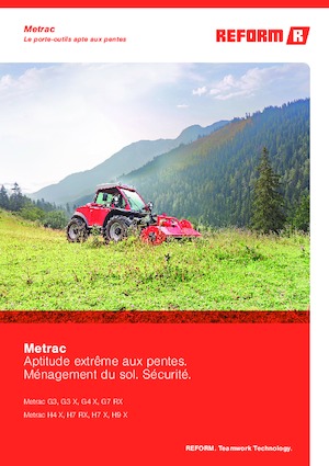 Traktory z napędem 4WD Reform Werke Metrac H 7 RX