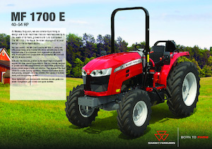 Traktory z napędem 4WD Massey Ferguson MF 1740 E MP