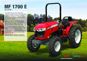 Traktory z napędem 4WD Massey Ferguson MF 1740 E MP