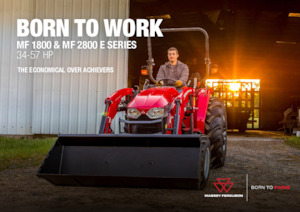 Traktory z napędem 4WD Massey Ferguson MF 1835 E