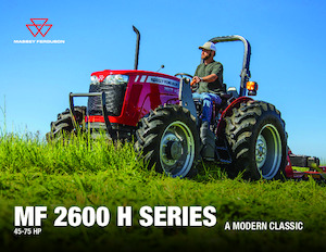 Traktory z napędem 4WD Massey Ferguson MF 2605 H