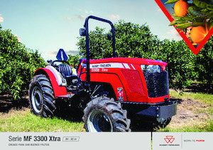Traktory z napędem 4WD Massey Ferguson MF 3308 Xtra