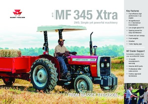 Traktory z napędem 4WD Massey Ferguson MF 345 Xtra