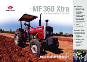Traktory z napędem 4WD Massey Ferguson MF 360 Xtra