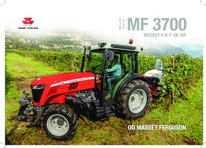 Traktory z napędem 4WD Massey Ferguson MF 3709 F