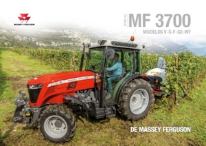 Traktory z napędem 4WD Massey Ferguson MF 3709 F