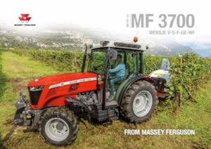 Traktory z napędem 4WD Massey Ferguson MF 3709 GE