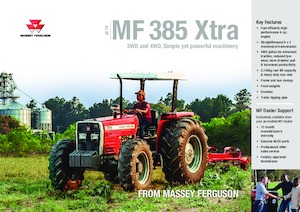 Traktory z napędem 4WD Massey Ferguson MF 385 Xtra
